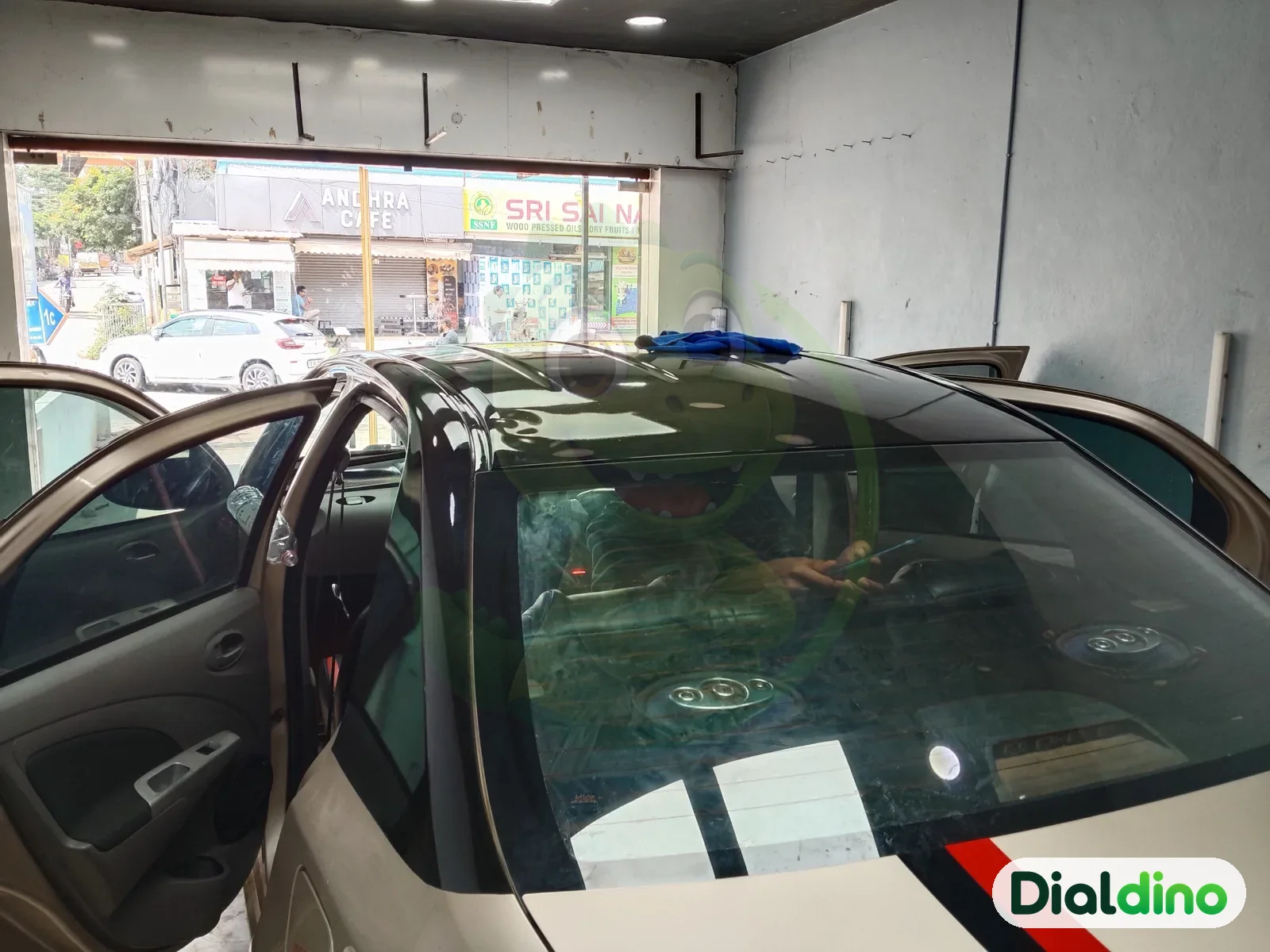 F9 Car Care, inside the shop