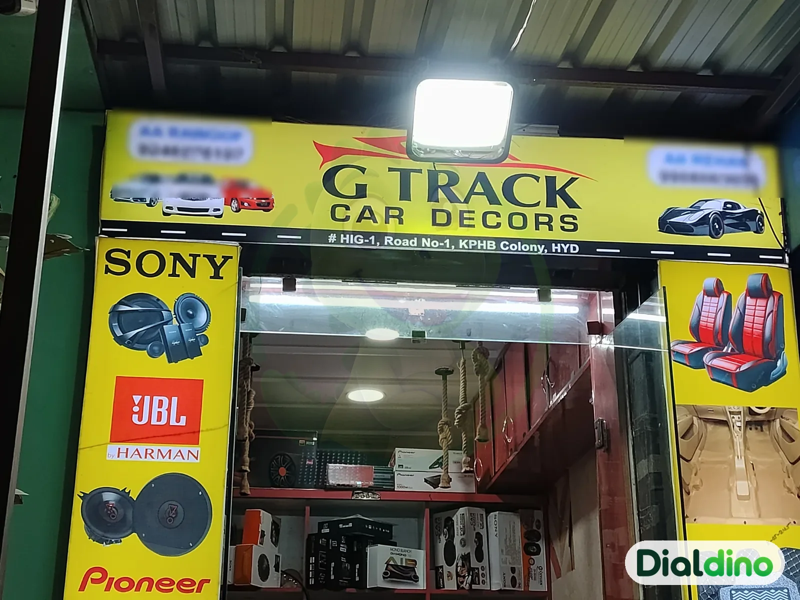 G Track Car Decors, storefront