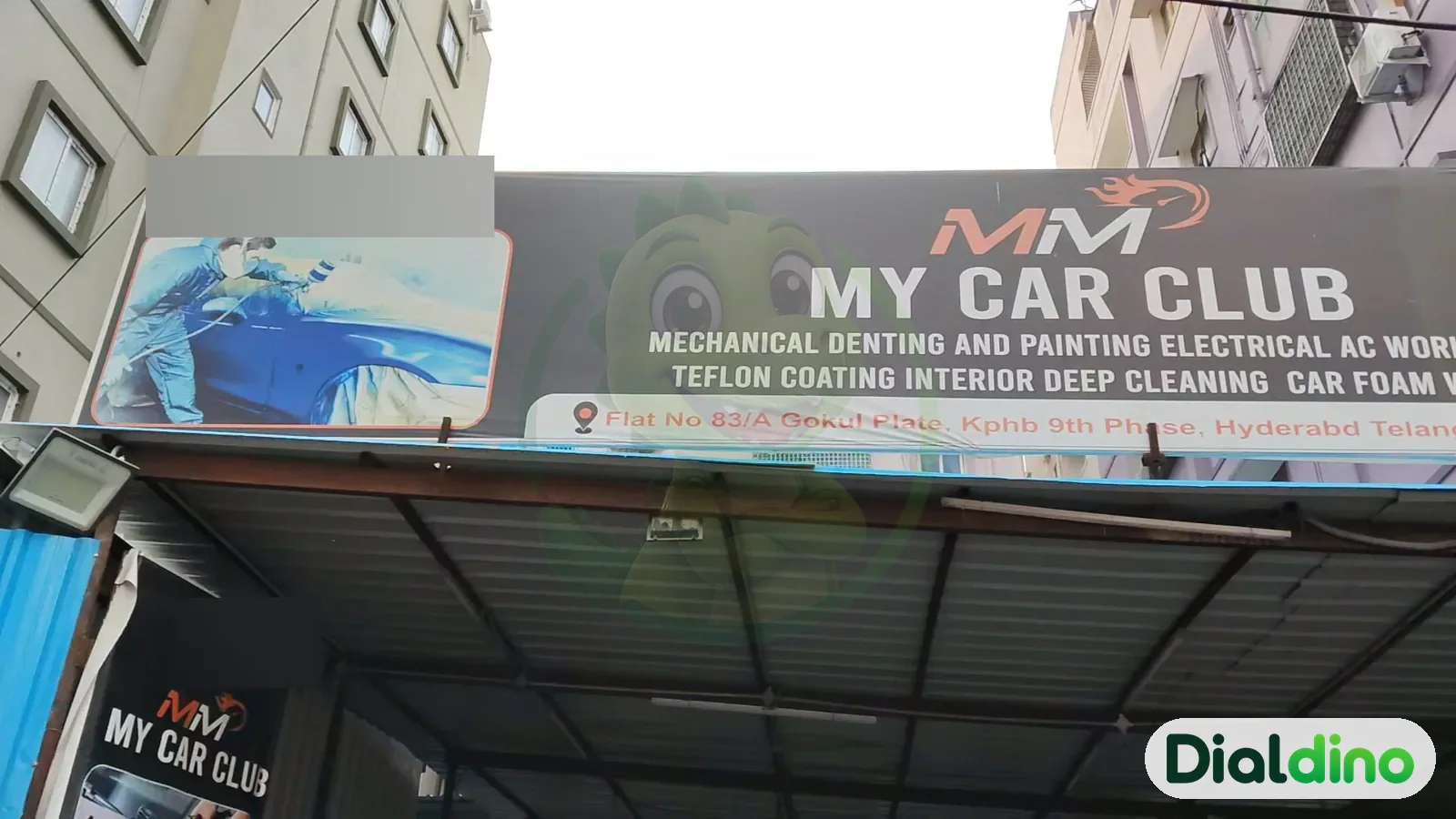 MM My Car Club, signboard