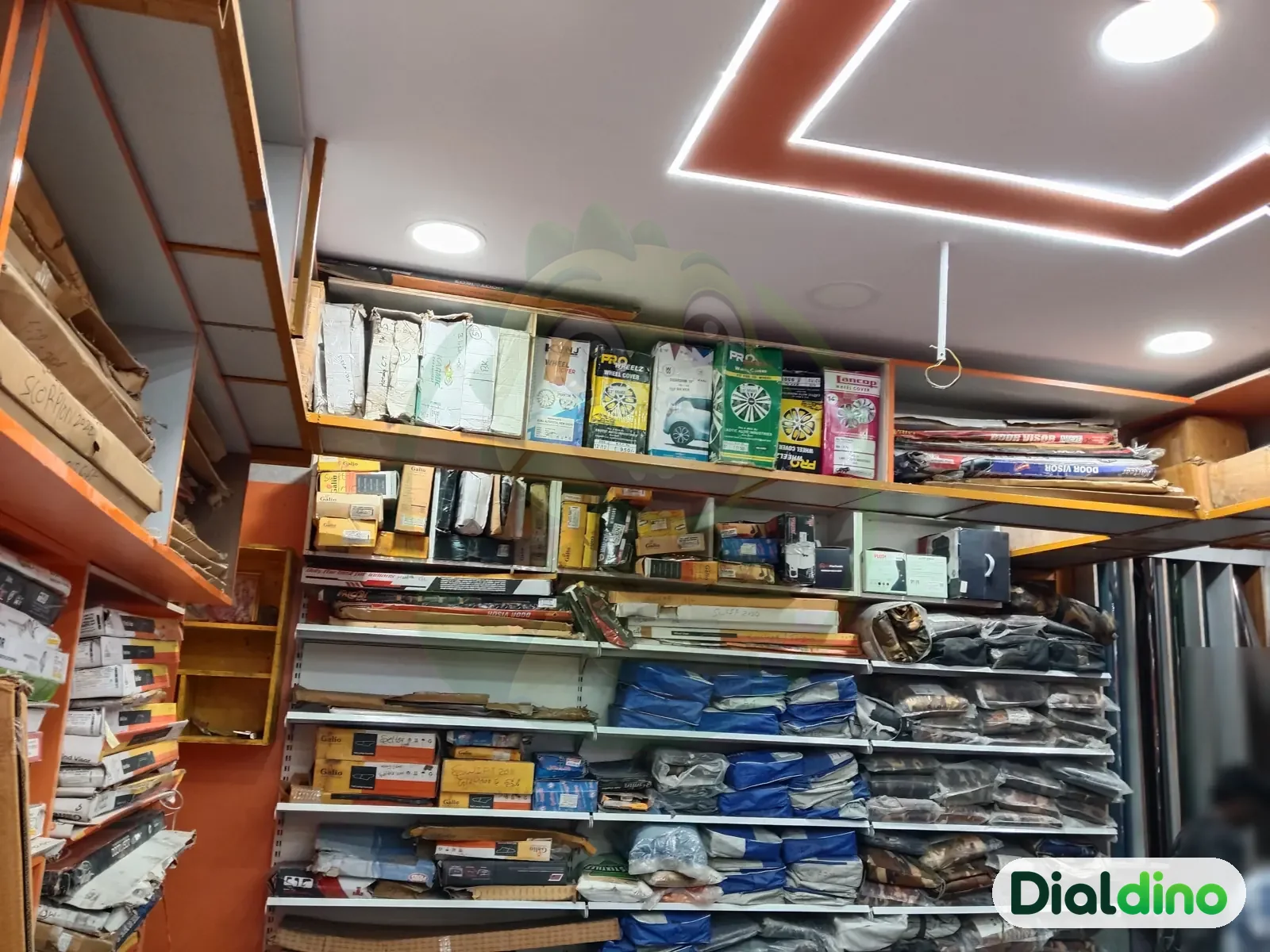 Sri Sai Ganesh Car Decors & Batteries, inside the shop